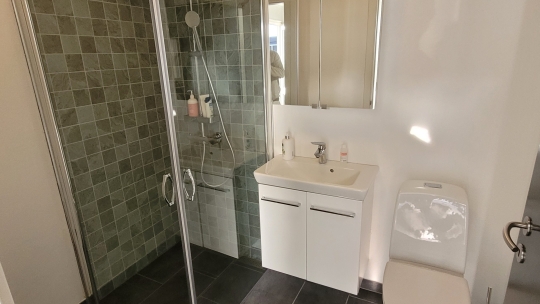 udkradsning af fuger efter rød væg