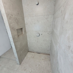 bad toilet 120cm klinker omfugning