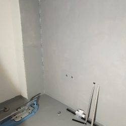 renovering af badeværelse fliser grøn Sydfyn