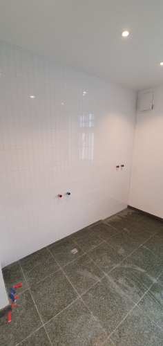 renovering af badeværelse fliser grøn Svendborg