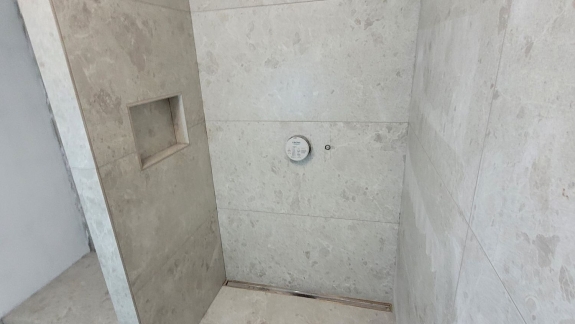 bad toilet 120cm klinker omfugning