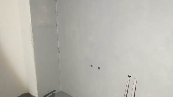 renovering af badeværelse fliser grøn Sydfyn