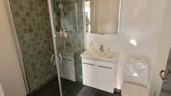 renovering badeværelse grøn toilet