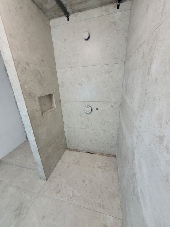 bad toilet 120cm klinker omfugning